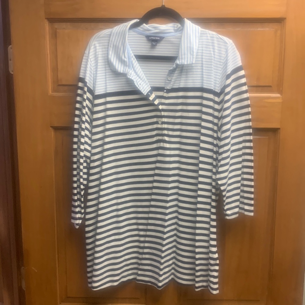 Lands’ End collared shirt-Women’s